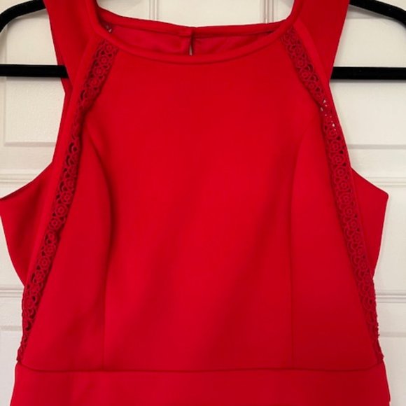 Guess Red Sheath Dress, Size 4 - Picture 4 of 6